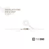 Delphin The End Q-Cast Swivel equipped with Ring and Quick Snap 4 10 pcs