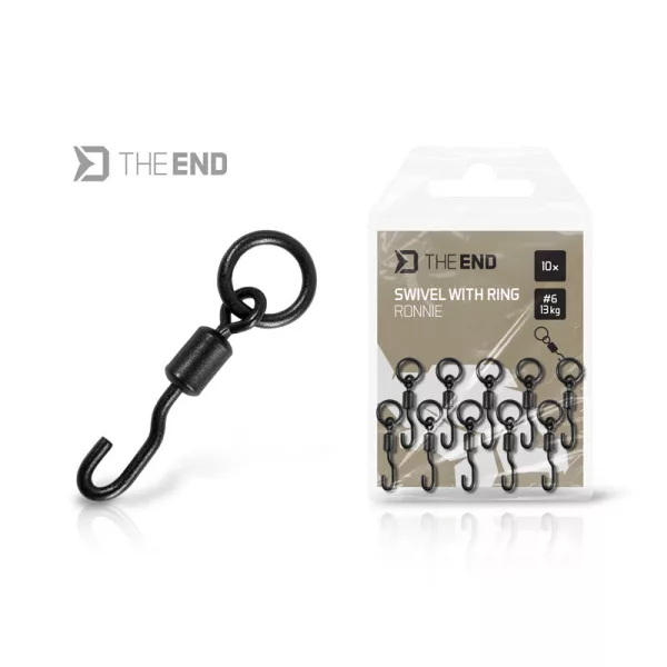 Delphin The End Ronnie 6 Swivel Ring 10pcs
