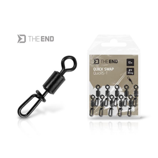 Delphin The End QuickS-T 4 Quick Snap Swivel 10 pcs