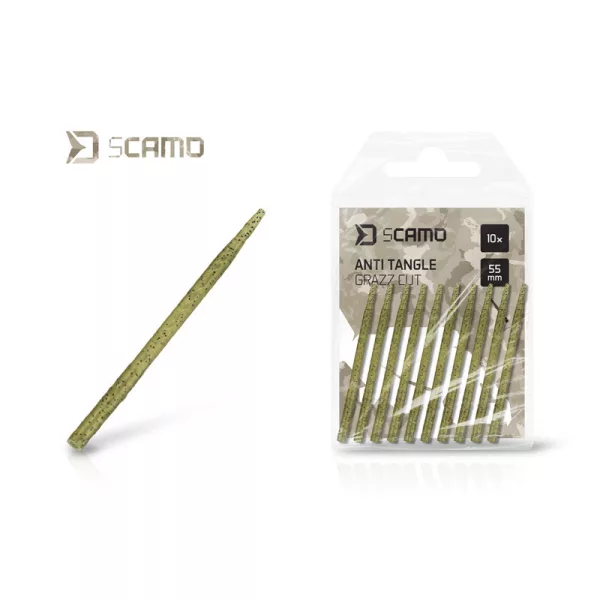 Delphin sCamo Grazz Cut Anti Tangle Sleeve 55mm 10pcs
