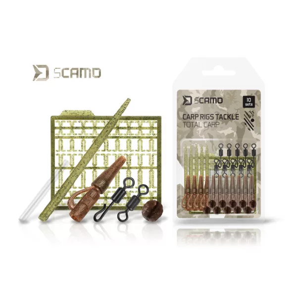 Delphin sCamo Total Carp Carp Rig Set 10pcs