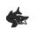 Delphin Pike Chrome 3D Sticker