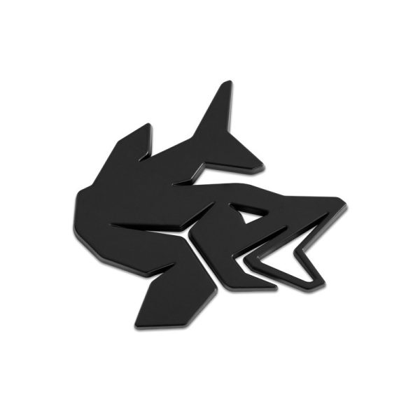 Delphin Pike Chrome 3D Sticker