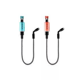 Delphin Color Chain Bite Alarm Set Blue and Red 2pcs