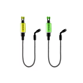 Delphin Color Chain Bite Indicator Set Green and Yellow 2pcs
