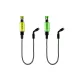 Delphin Color Chain Bite Indicator Set Green and Yellow 2pcs