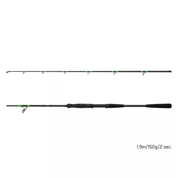 Delphin MonstaX 1,90m 150gr 2-piece Catfish Rod