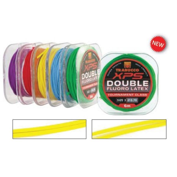 Trabucco Double Fluoro Latex 6/1.0mm 6m Solid Squeegee Rubber