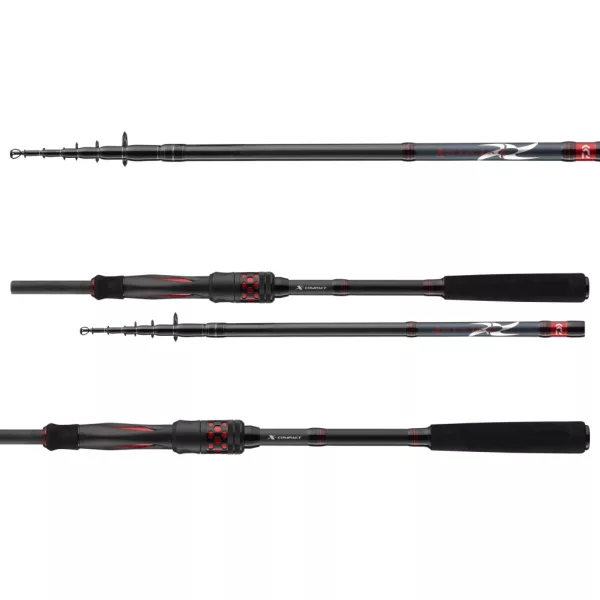 Daiwa Ninja X-Compact Spin 2.45m 15-50gr Telescopic Spinning Rod