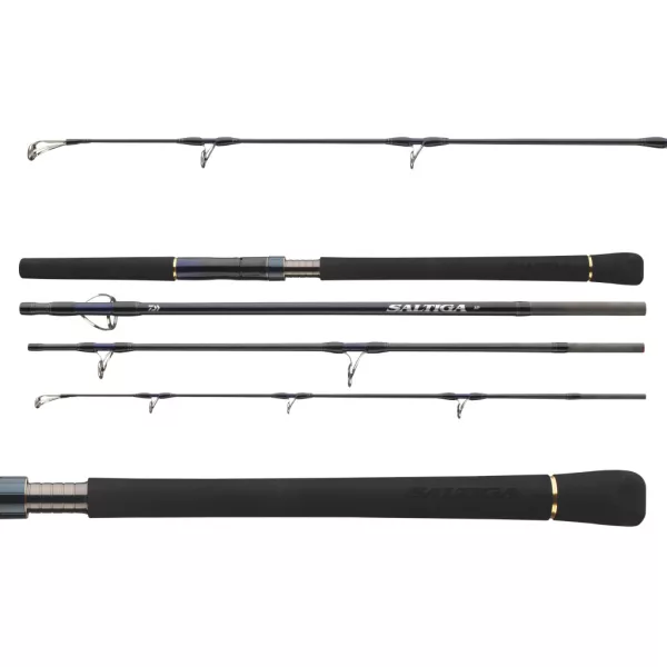 Daiwa Saltiga Air Portable Popper 2.40m 120-165gr 4-piece Sea Spinning Rod