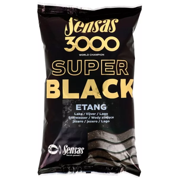 Sensas 3000 Super Black Lake Groundbait 1kg