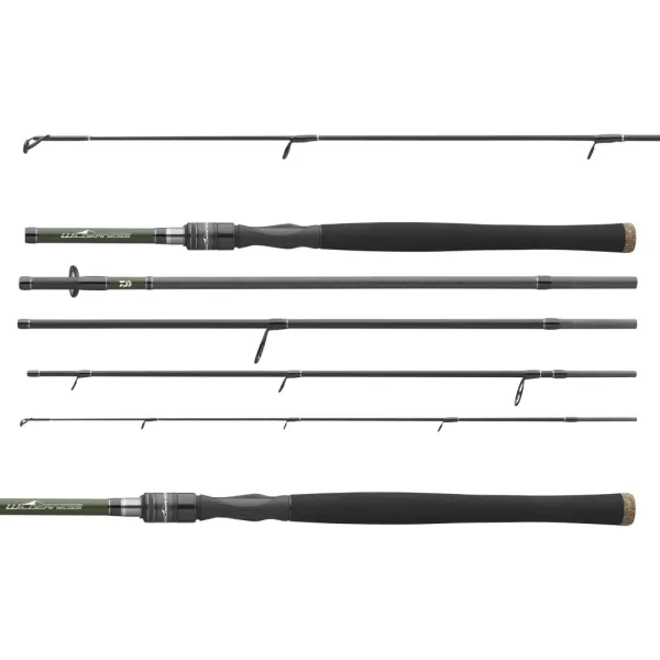Daiwa Wilderness Travel 2.50m 10-50gr 5-piece Spinning Rod
