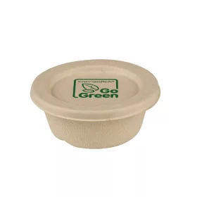 GO GREEN MAGGOT BOX 1DL WITH LID - Bait box