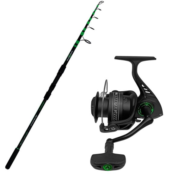 Maver Force Carp Tele 3,60m 3,0lbs Telescopic Rod + Maver Dragon 6000 Feeder Reel