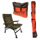 Carp Expert Comfort Camo Fishing Chair (25x50cm) with Shoulder Bag Set
