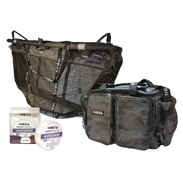 The One Boilie Bag and Floating Weigh Sling Set with Gift of 2 Rolls of Shock Leader