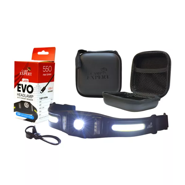 Carp Expert EVO Smart Headlamp with Hard Case