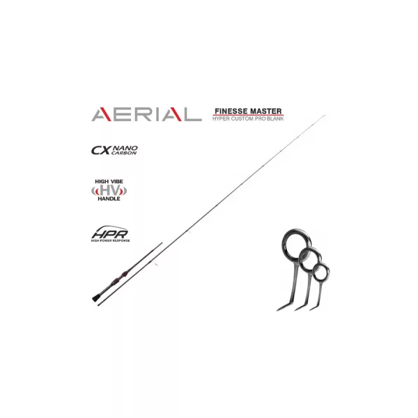 Rapture Aerial 2.1m 0.5-7gr 1+1-piece Spinning Rod