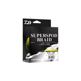   Daiwa Superspod Braid Hi-Vis Yellow 0.25mm 300m Braided Mainline