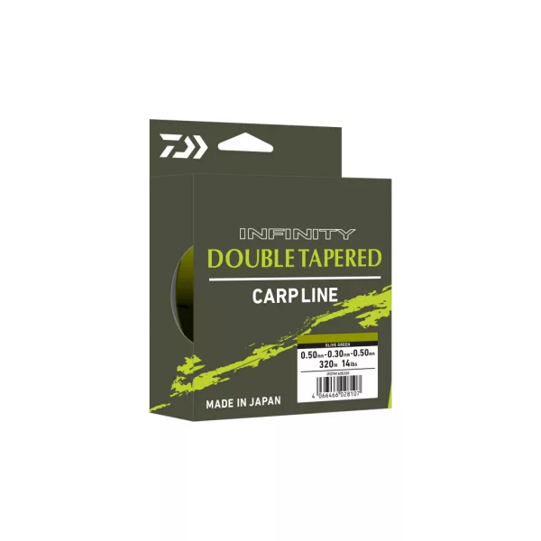 Daiwa Infinity Double Tapered Monoolive Green 0,30mm 320m Monofil Casting Leader