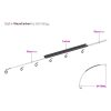 Delphin RIVER Trophy feeder rod X-TRA + 4 spikes 400cm/200g
