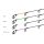 Delphin River Trophy feeder - 4 tips set 300/320cm