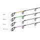 Delphin River Trophy feeder - 4 tips set 300/320cm