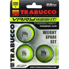   Trabucco Vary Weight Distance Cage Feeder 20gr, 35gr, 50gr Feeder Basket Weight Set