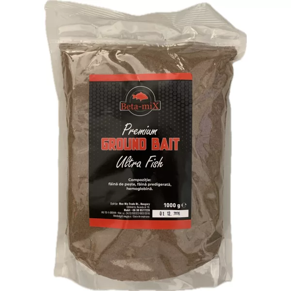 Betamix Groundbait Premium Ultra-Fish Method Mix Fish 1000gr
