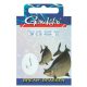 Gamakatsu Bream Prebaited Silver 16 10pcs/pack Flat Bearded Bojlis Hook