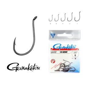   Gamakatsu LS-3310G/012 Gold 12 25pcs/pack Spade End Barbed Carp hook