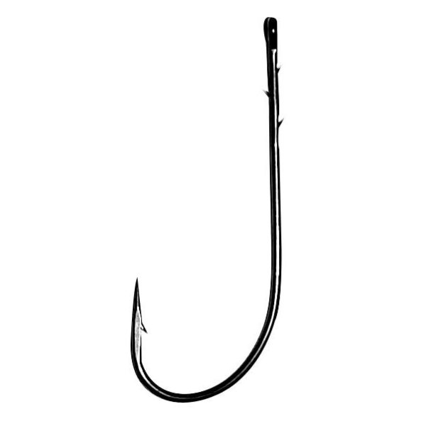 Gamakatsu Worm 36 Hooks Black #2 Horog