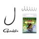Gamakatsu G-Carp super Black 1/0 10pcs/pack Bearded Feeder hook with ears