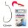 Gamakatsu Worm Offset Black 2 6pcs/pack Ear Bearded Predator Fish Hook