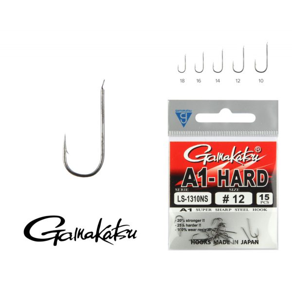 Gamakatsu LS-2210B/010 Bronze 10 10pcs/pack Flat Bearded Feeder Hook