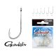 Gamakatsu LS-5213N/001 NL Silver 1/0 7pcs/pack Ear Bearded Predator Fish Hook