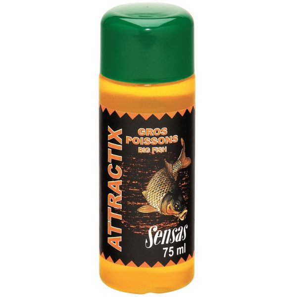 Sensas Attractix Carp-Big Fish Liquid Flavour 75ml