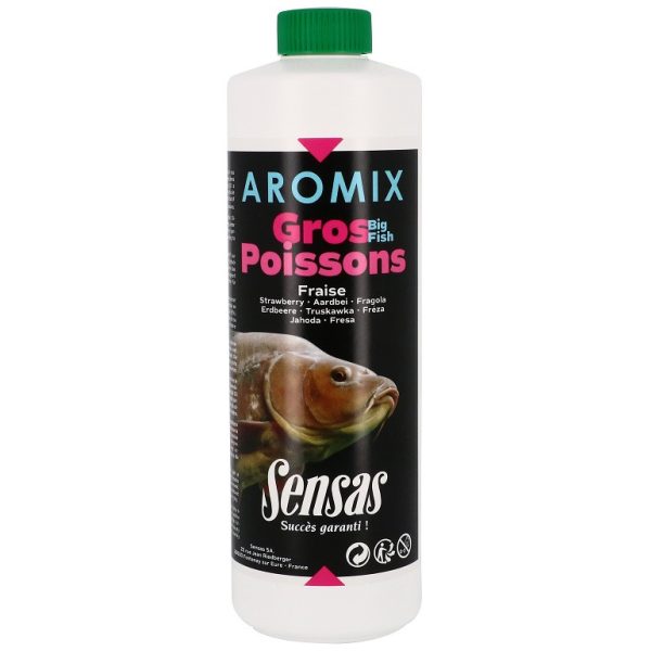 Sensas Aromix Big Fish Strawberry Liquid Flavour 500ml
