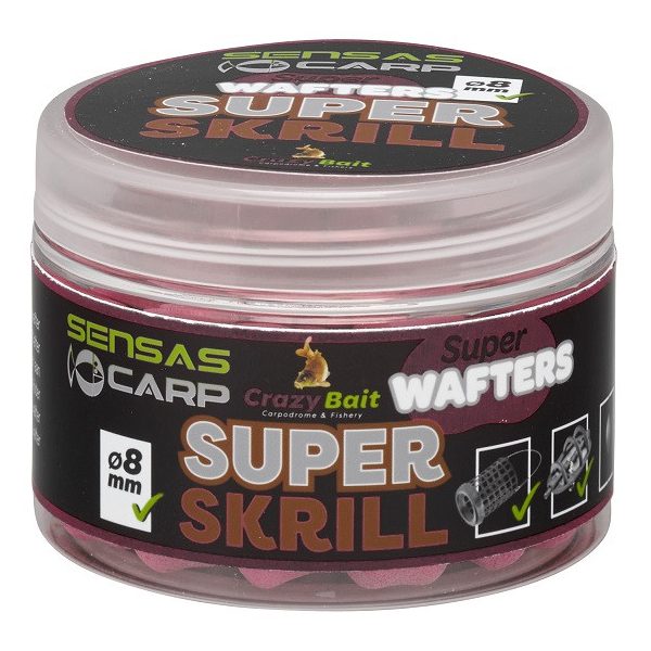 Sensas Wafters Super Skrill 8mm Wafers 80gr