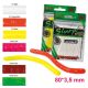 Trabucco Slurp Bait Spaghetti Fluo Yellow Softbait 12pcs