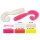 Trabucco Slurp Bait Falcetto Shad-Tail Fluo Pink Plastic artificial bait 20pcs