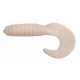 Trabucco Yummy Bait Curly Tail White 4cm Plastic Bait 8pcs
