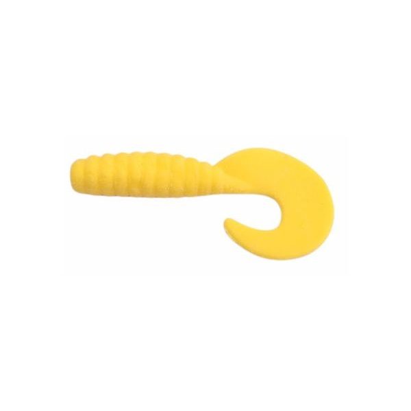 Trabucco Yummy Bait Curly Tail Cream 4cm Plastic Bait 8pcs