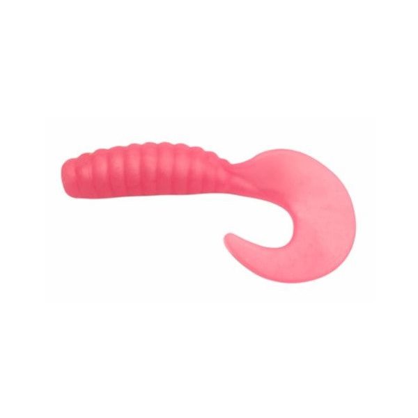 Trabucco Yummy Bait Curly Tail Bubble Gum 4cm Plastic Bait 8pcs
