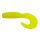 Trabucco Yummy Bait Curly Tail Yellow 4cm Plastic Bait 8pcs