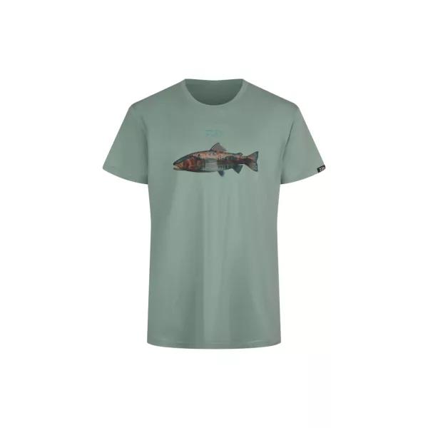 Daiwa Trout Pistachio T-shirt M