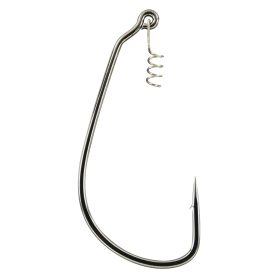 Gamakatsu Worm EWG Hooks Spring Lock Black #3/0 hook