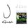 Gamakatsu G-Carp Hump Back Black 4 10pcs/pack Micro Bearded Bojlis hooks with ears