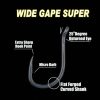 Gamakatsu G-Carp Wide Gape Super Black 10 10pcs/pack Ear Micro Bearded Bojlis hook