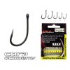 Gamakatsu G-Carp Snagge Black 12 10pcs/pack Micro Bearded Bojlis hooks with ears
